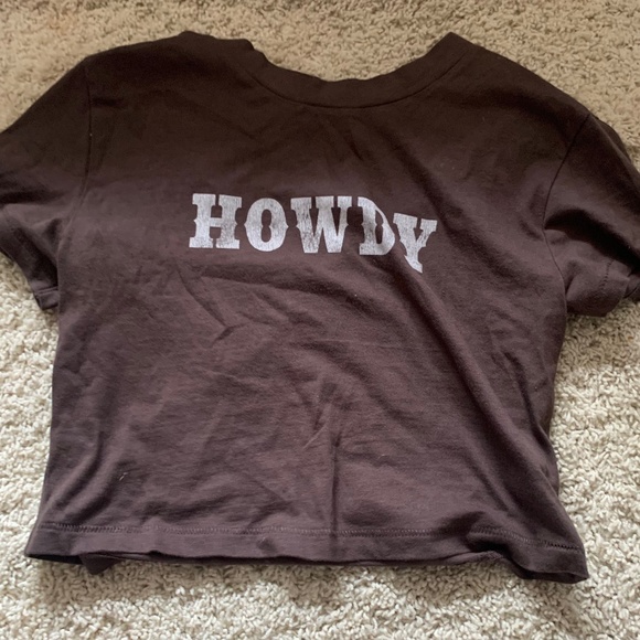 Aeropostale Tops - Brown Howdy Shirt